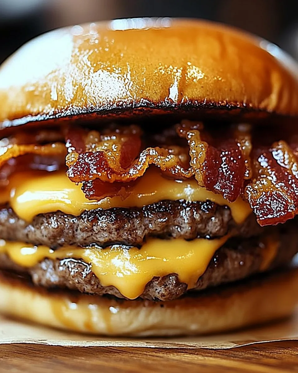 Crispy Bacon Burgers Crispy