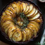 Crispy Balsamic-Thyme Potato Torte
