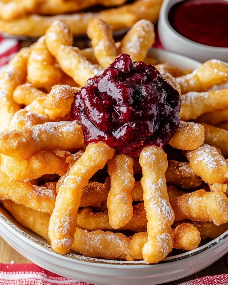 Crispy Funnel Cake Sticks