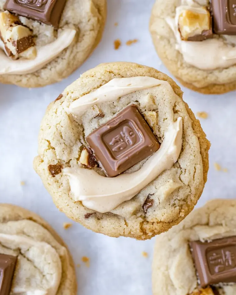 Crumbl Snickers Peanut Butter Cookies