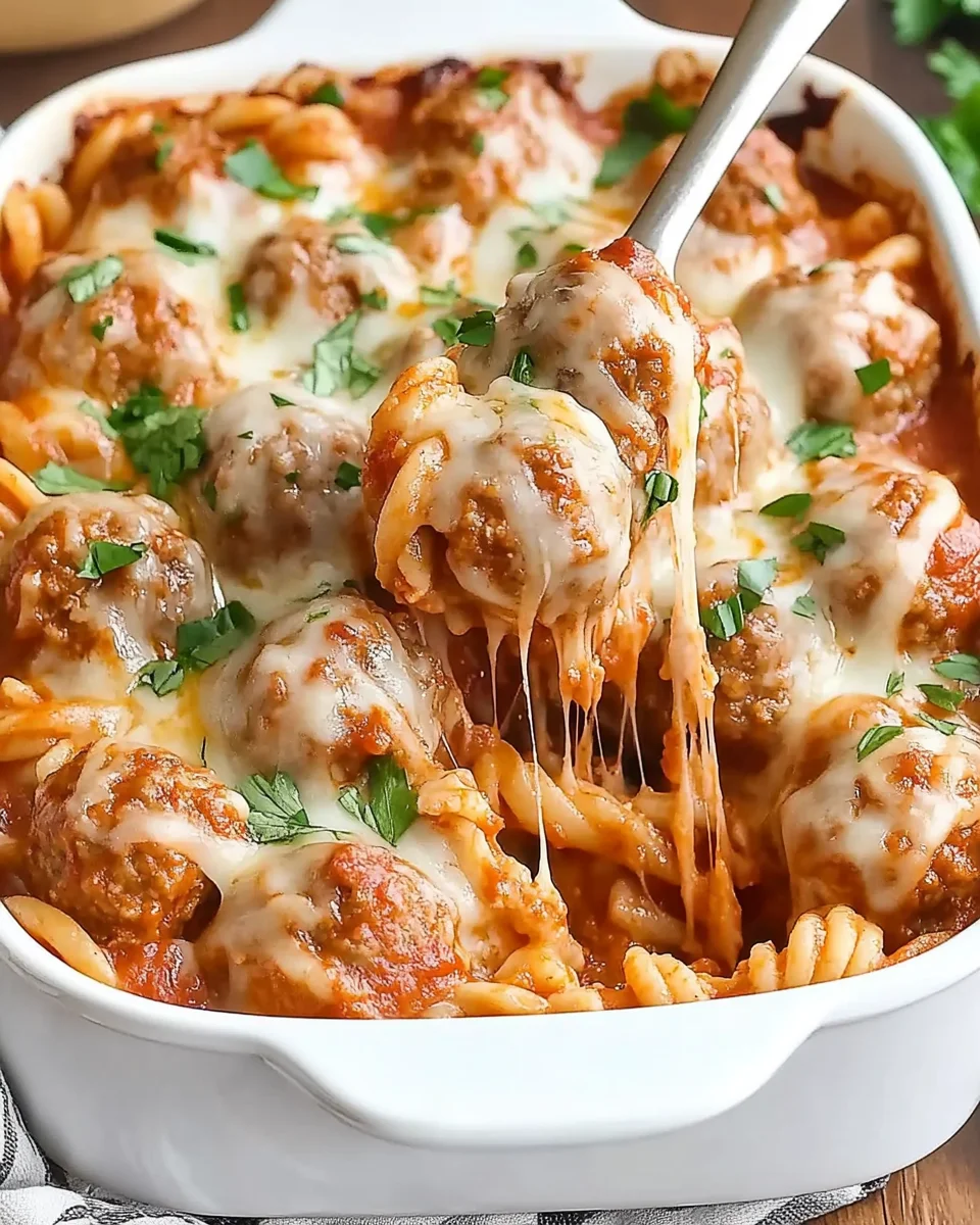 Dump and Bake Meatball Casserole Dump and Bake Meatball Casserole