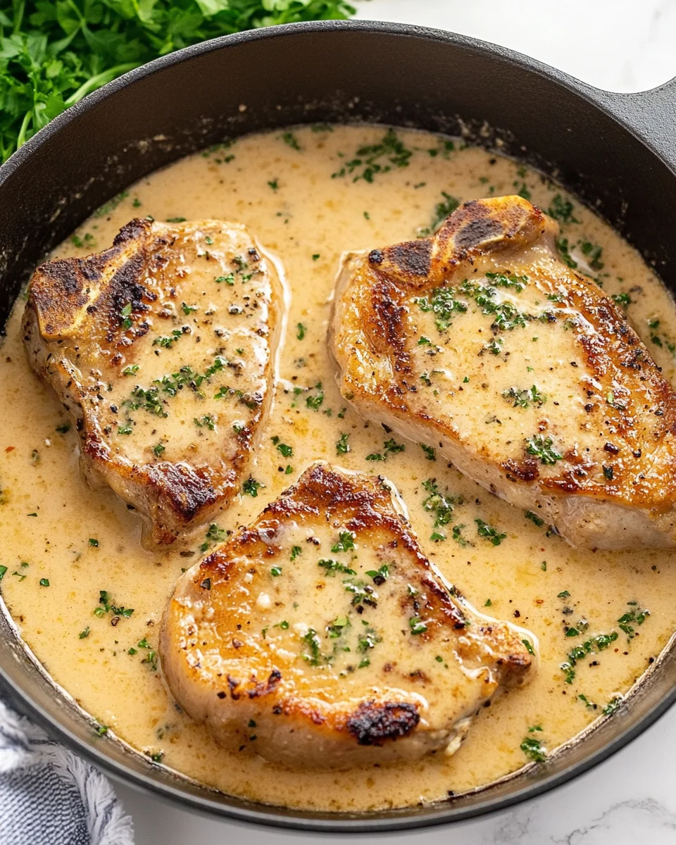 Garlic Parmesan Pork Chops Garlic