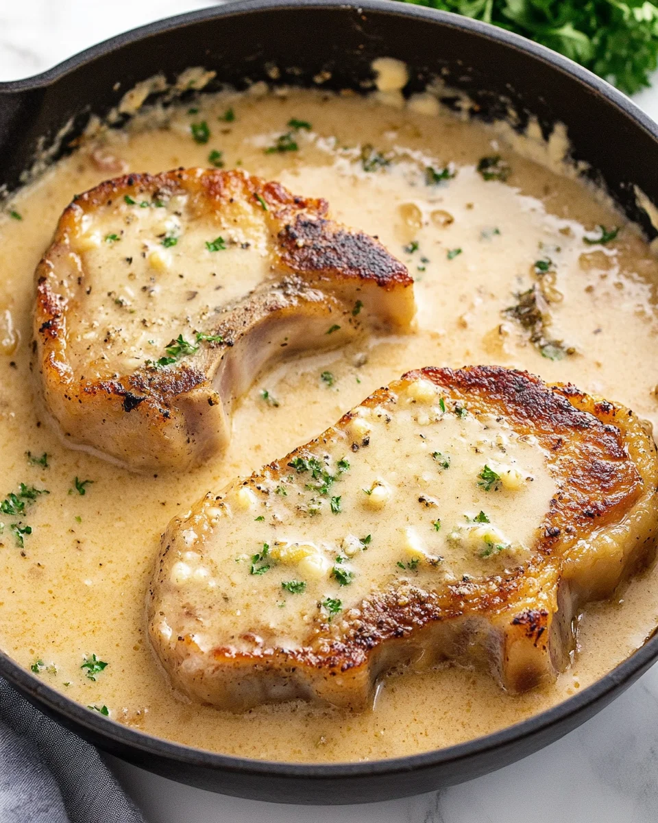 Garlic Parmesan Pork Chops Garlic