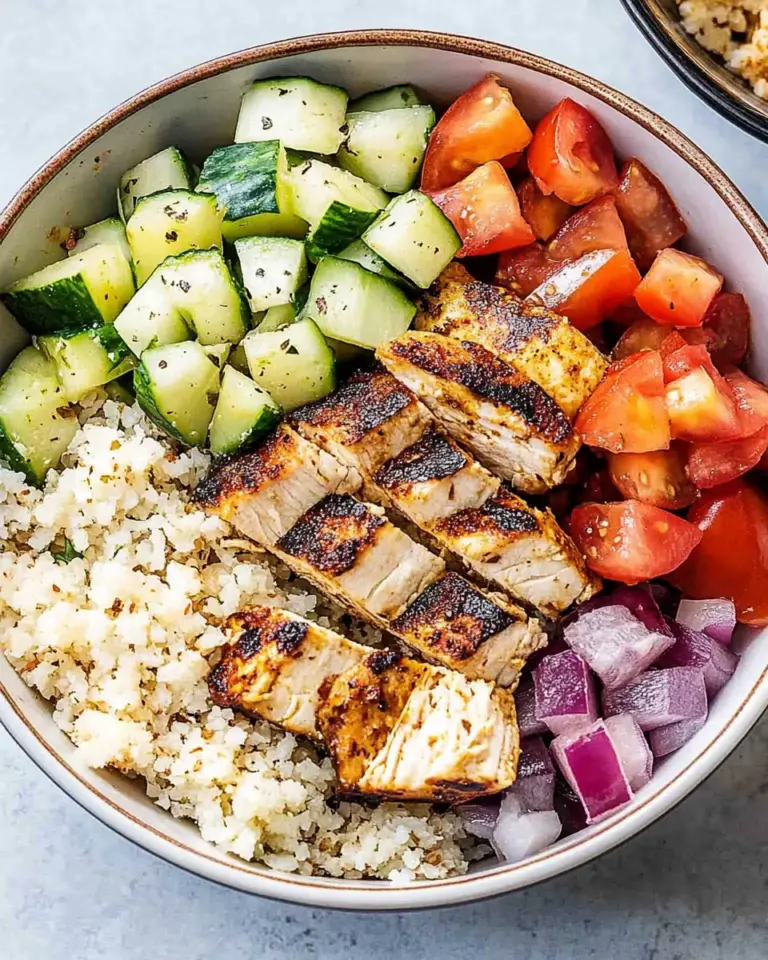 Greek Chicken Bowl