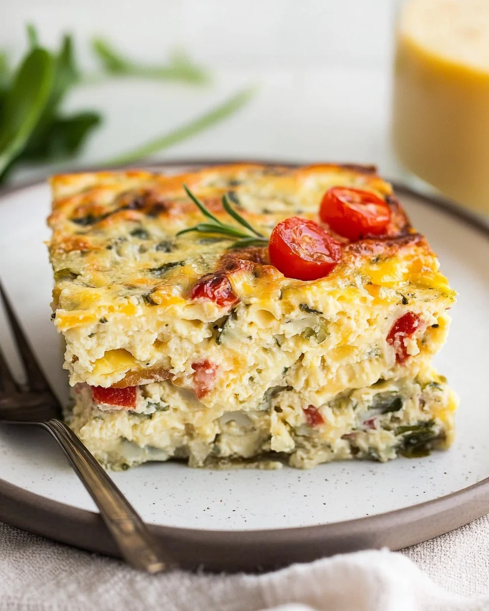 Healthy Cottage Cheese Egg Bake Healthy
