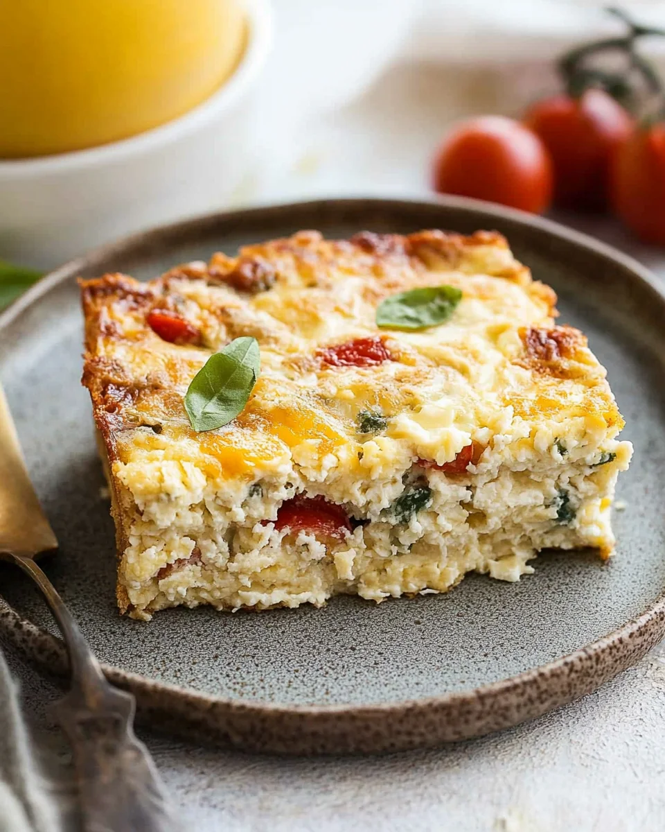 Healthy Cottage Cheese Egg Bake Healthy