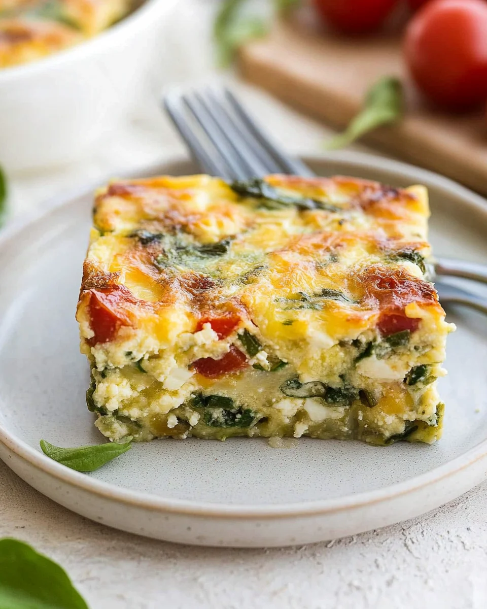 Healthy Cottage Cheese Egg Bake Healthy