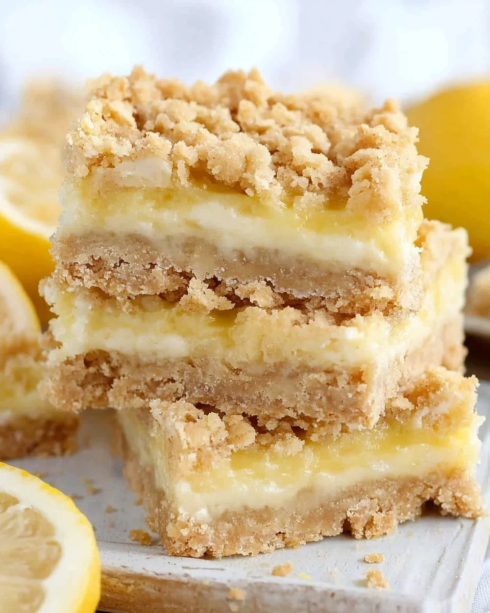 Homemade Lemon Crumb Bars Homemade