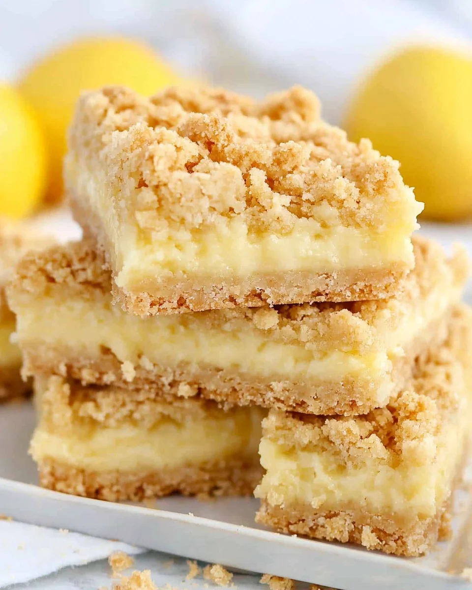 Homemade Lemon Crumb Bars Homemade