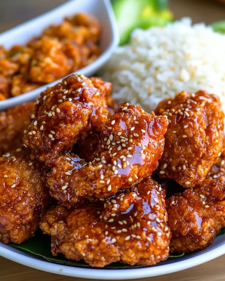 Korean Fried Chicken (Yangnyeom Chicken)