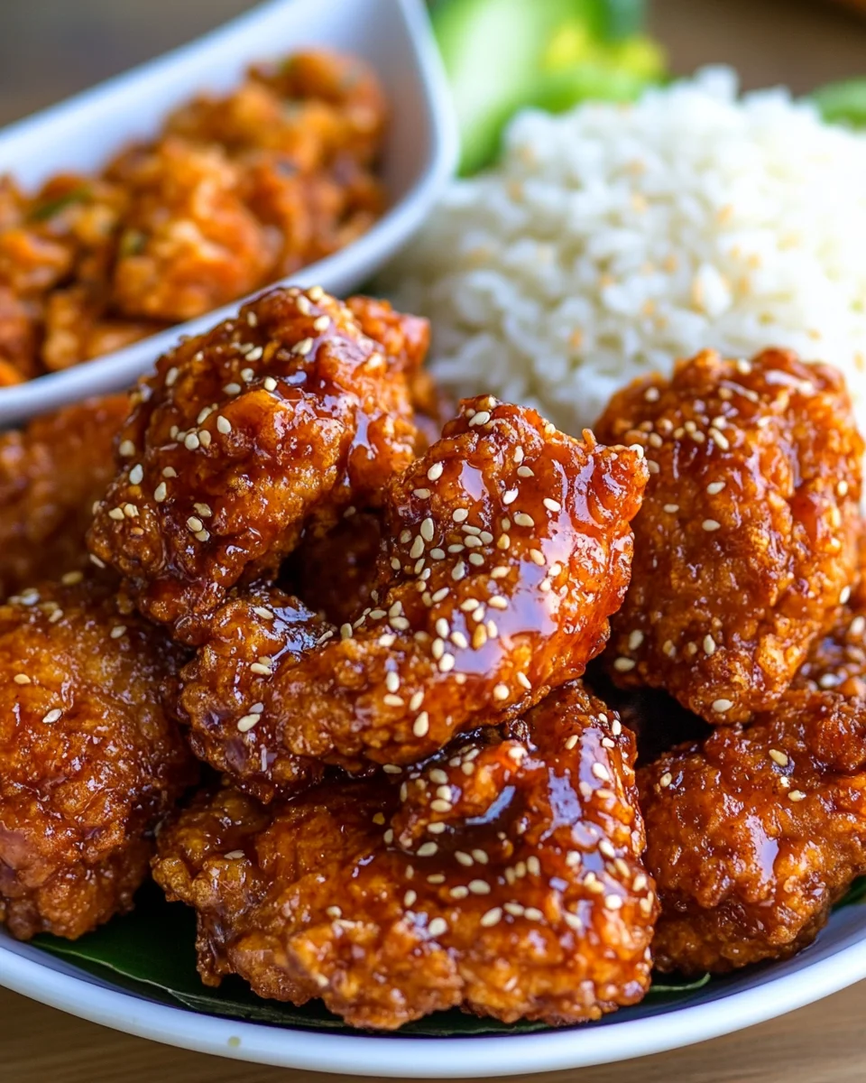 Korean Fried Chicken (Yangnyeom Chicken)