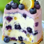 Lemon Blueberry Cheesecake Cake