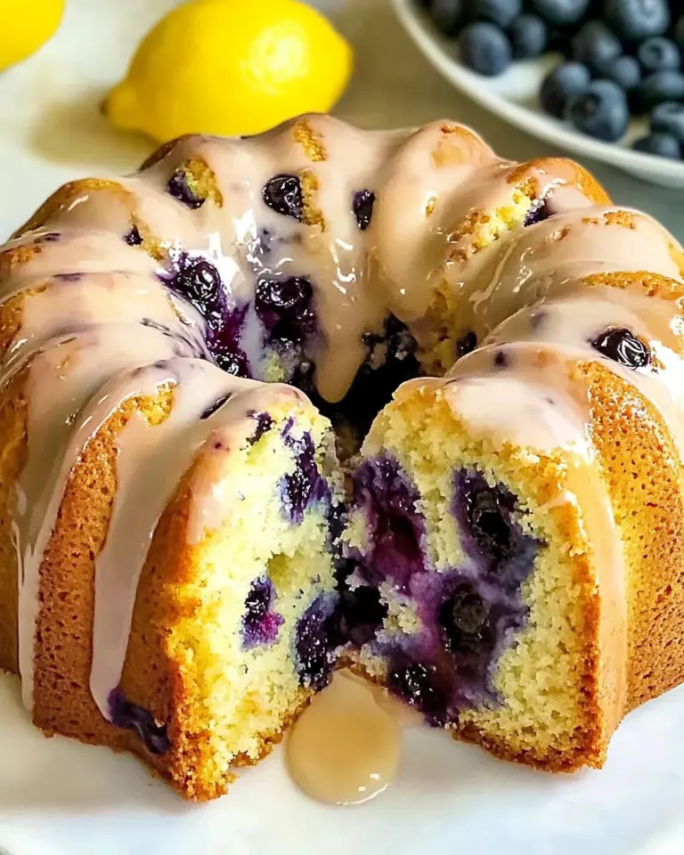 Lemon Blueberry Pound Cake