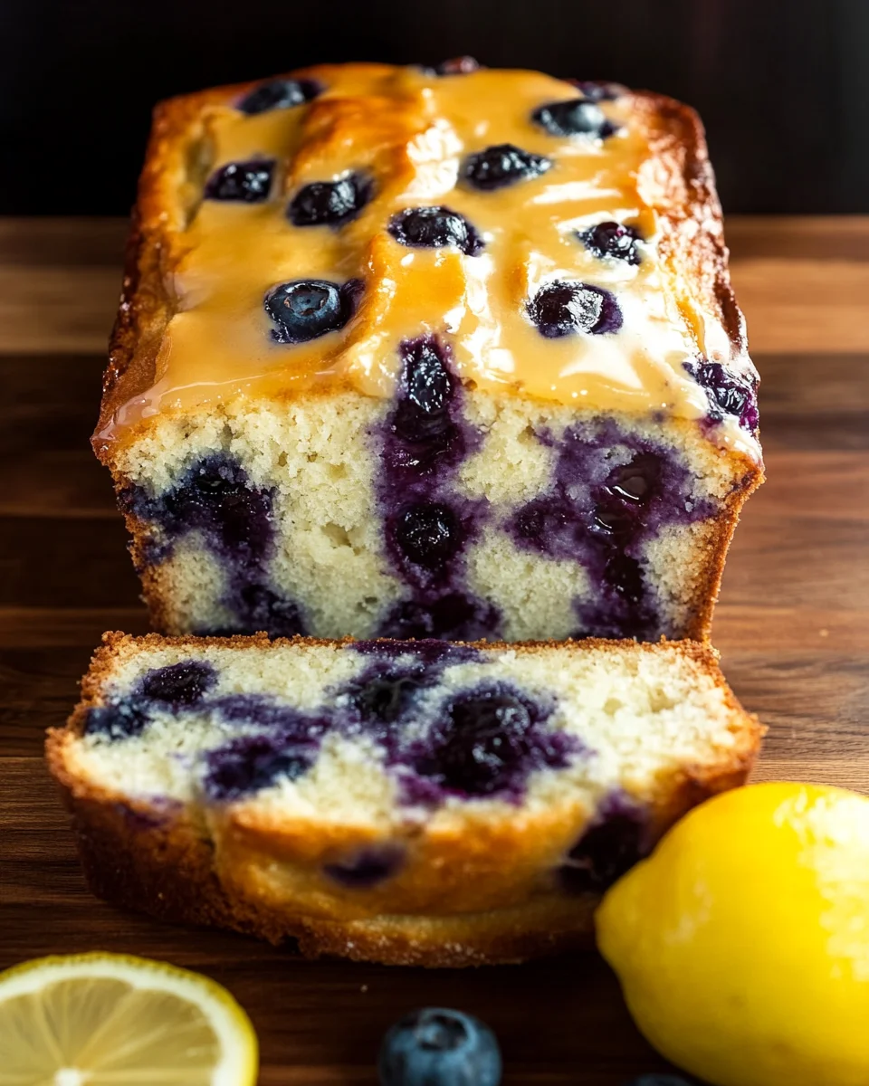 Lemon Blueberry Yogurt Loaf