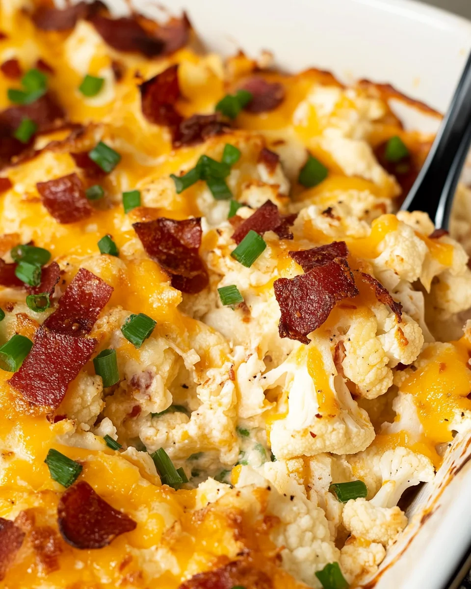 Loaded Cauliflower Casserole
