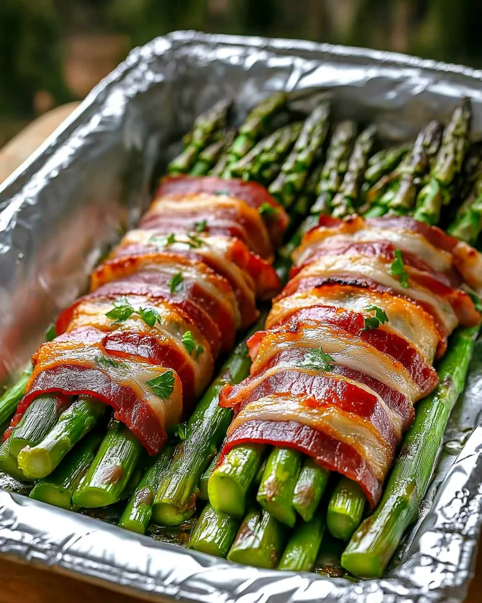 Low Carb Bacon Wrapped Asparagus