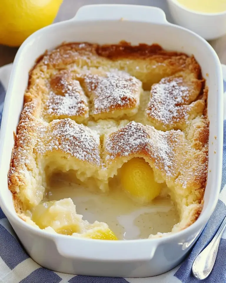Magic Lemon Cobbler