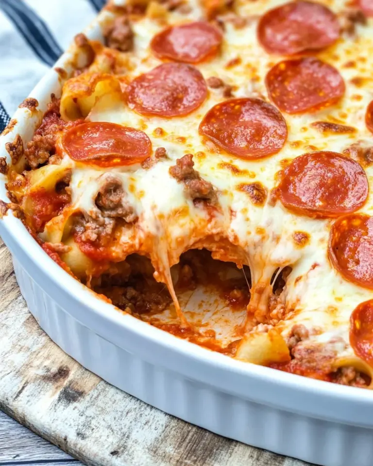 Meat Lover’s Pizza Casserole