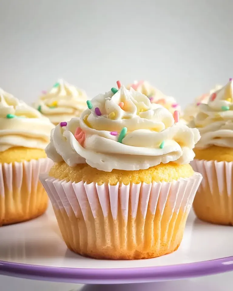 Moist and Fluffy Vanilla Cupcakes