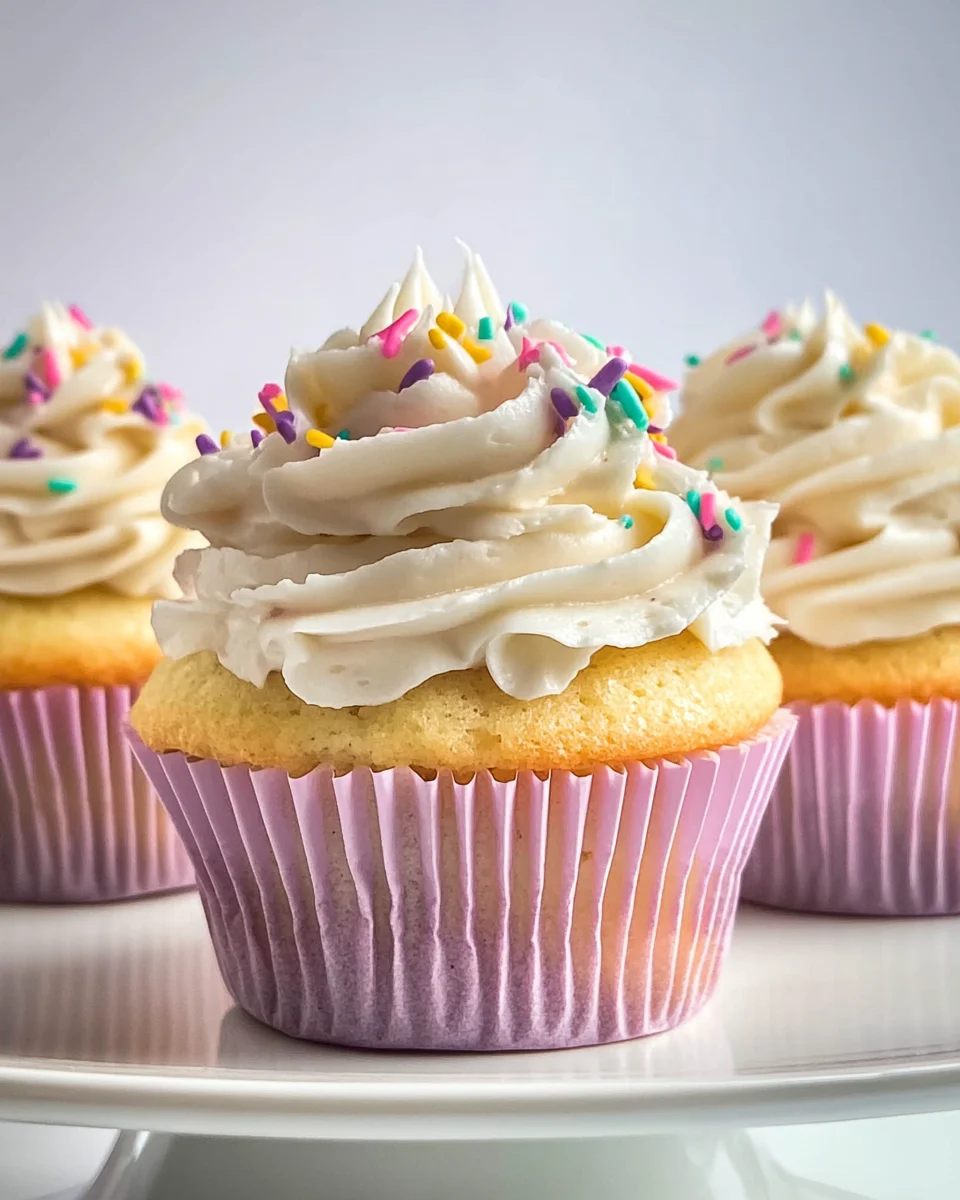 Moist and Fluffy Vanilla Cupcakes Moist