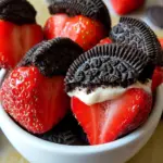 Oreo Truffle-Stuffed Strawberries