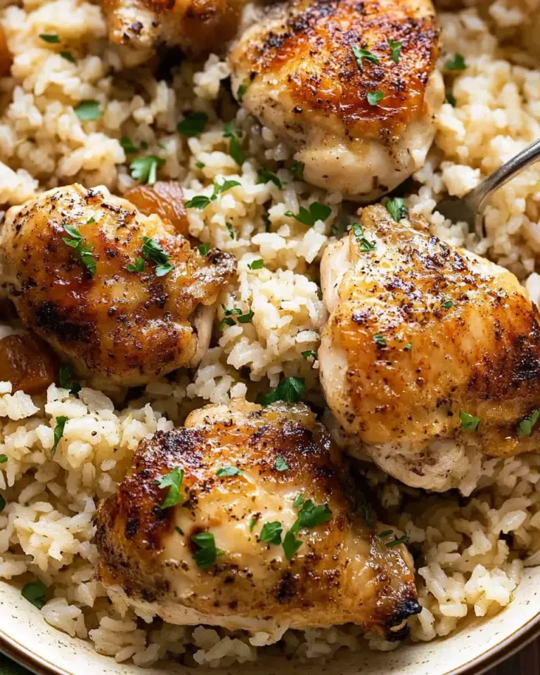 Oven-Baked Chicken and Rice