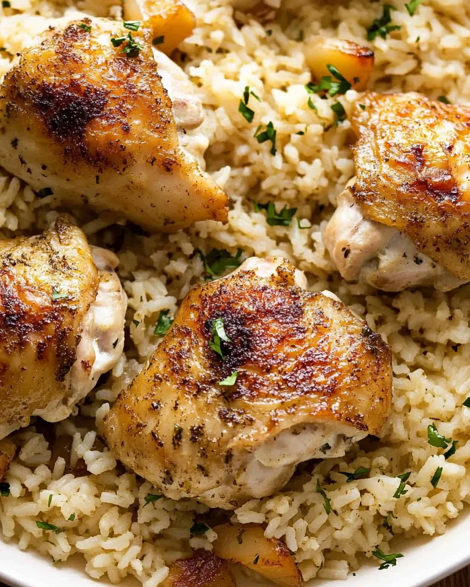 Oven-Baked Chicken and Rice Oven-Baked