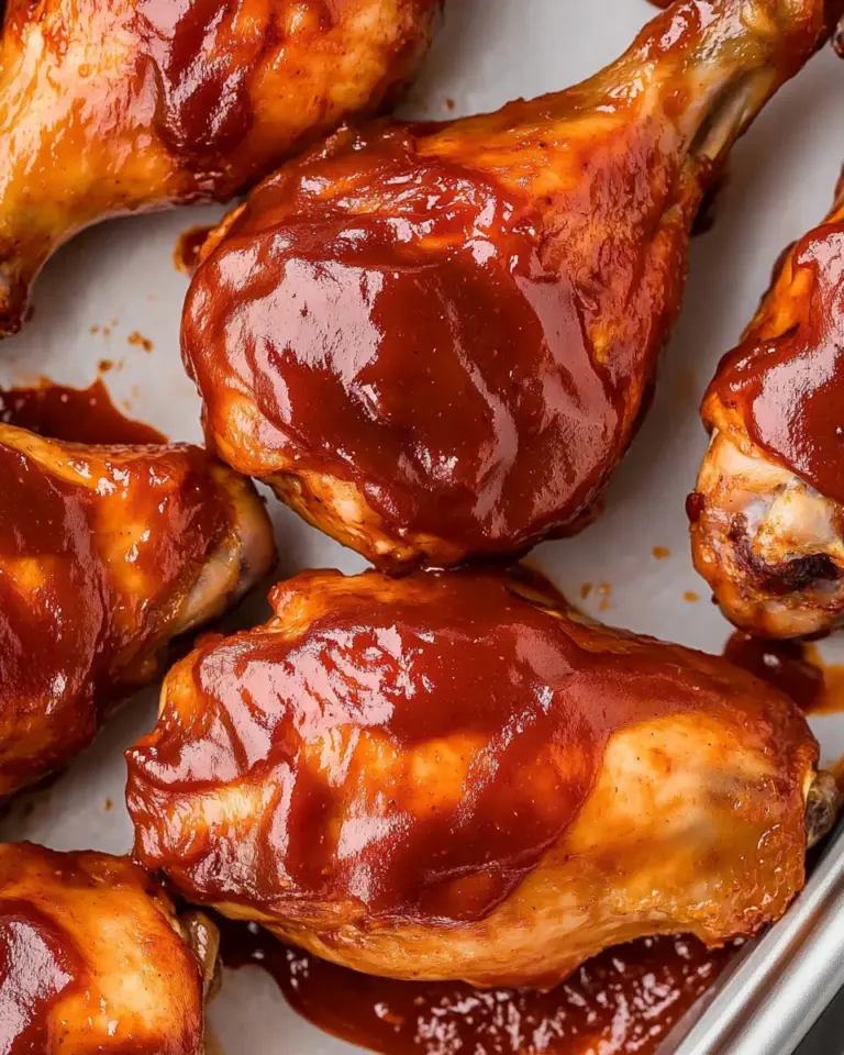 Oven Baked BBQ Chicken Drumsticks