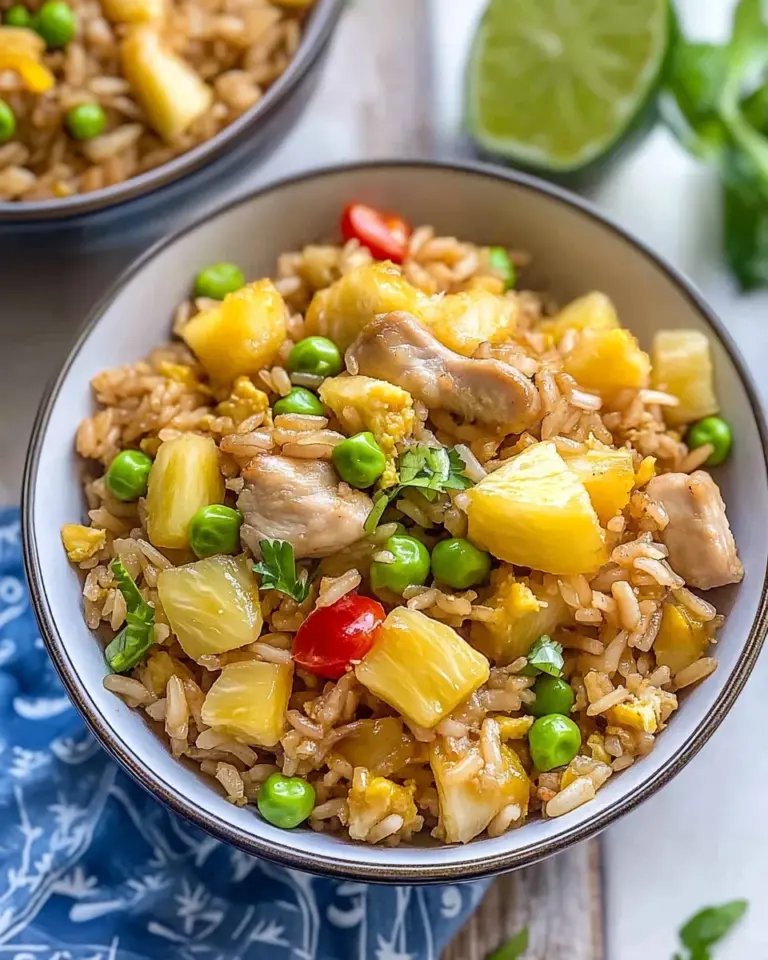 Pineapple Chicken Fried Rice