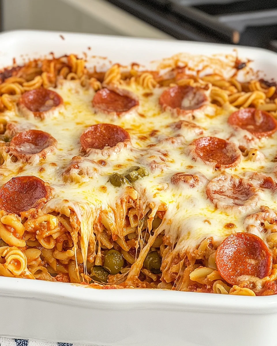 Pizza Pasta Casserole