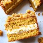 Pumpkin Crumb Cake with Cream Cheese Filling