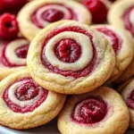 Raspberry Swirl Cookies