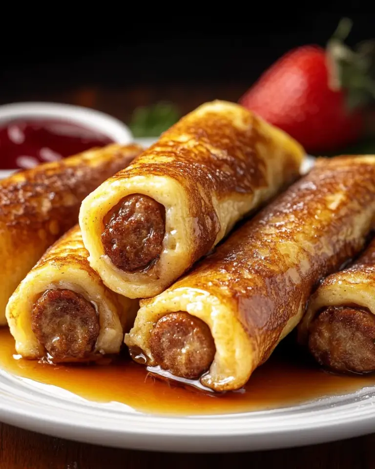 Sausage French Toast Roll-Ups