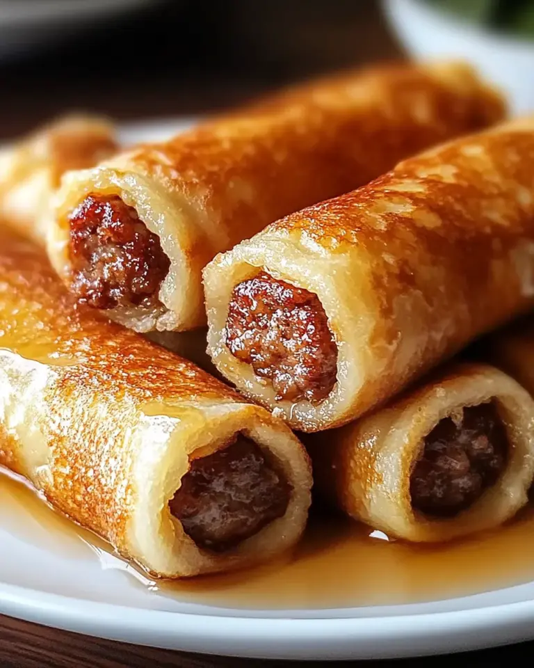Sausage French Toast Roll-Ups Recipe