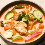 Thai Coconut Curry Chicken Soup