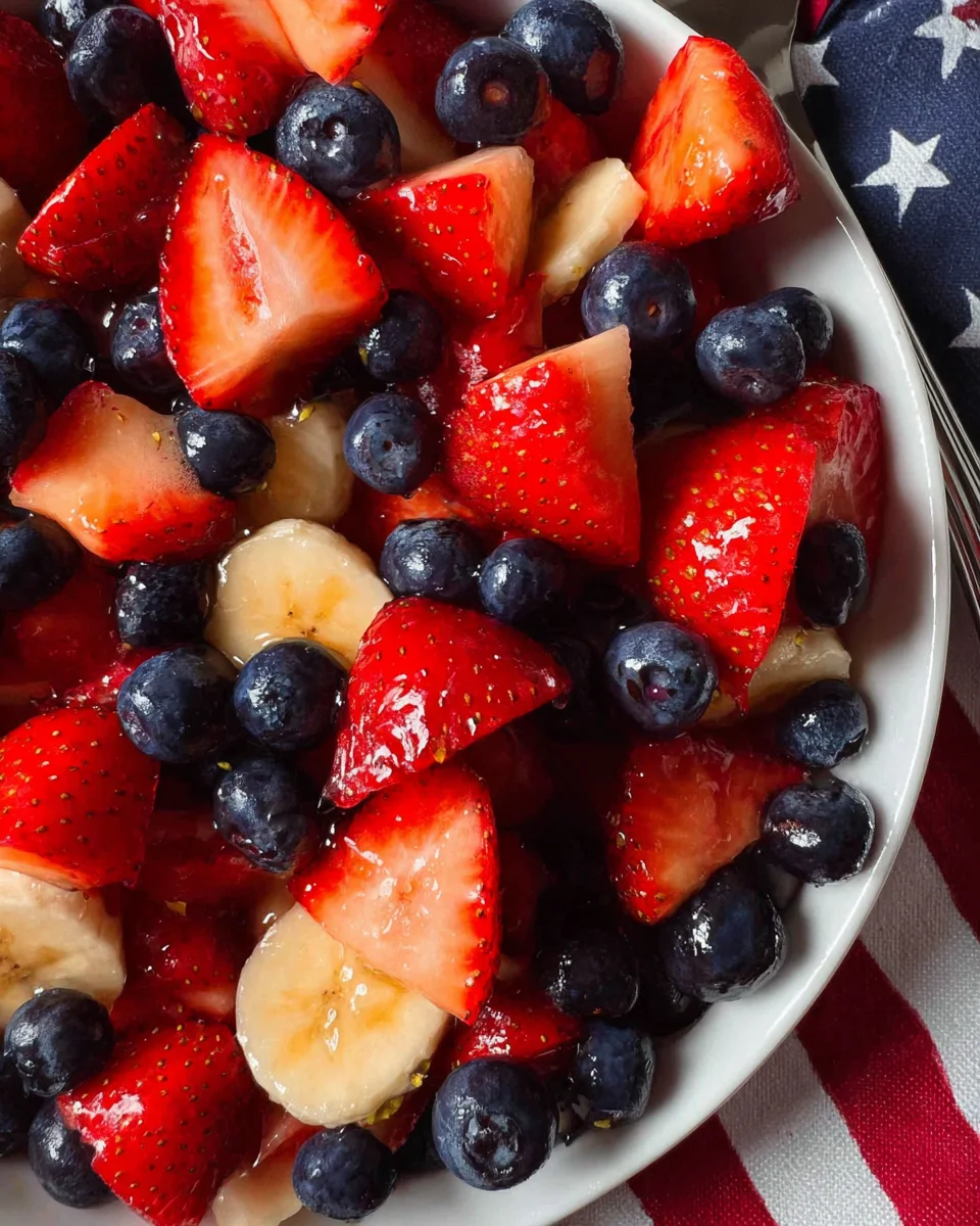 4th of July Fruit Salad 4th