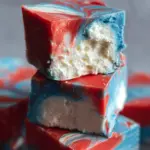 4th of July Tie Dyed Fudge 4th of July Tie Dyed Fudge