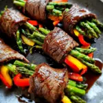 Air Fried Steak and Asparagus Bundles Air Fried Steak and Asparagus Bundles