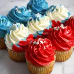American Flag Cup Cake