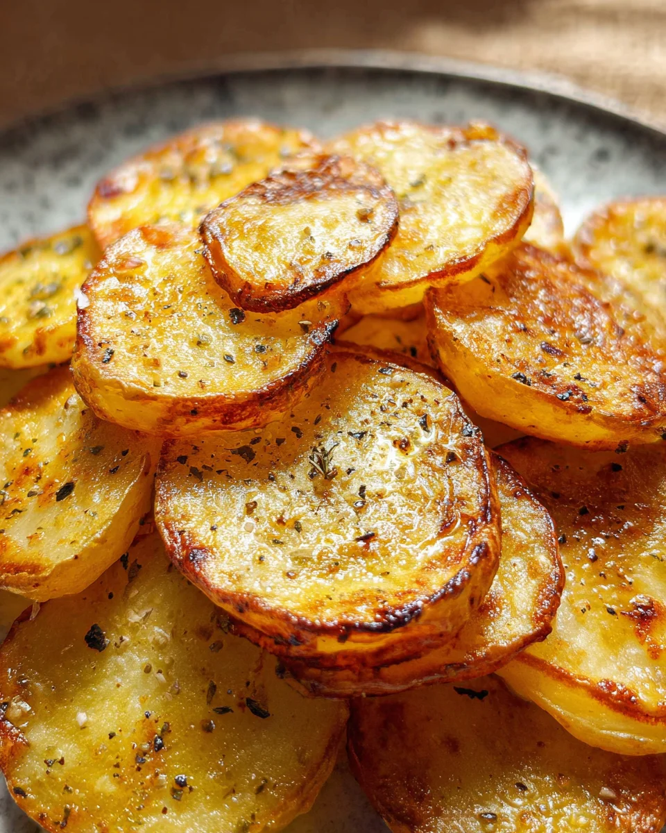 Baked Potato Slices Baked
