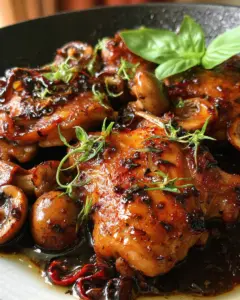 Balsamic Chicken Thighs