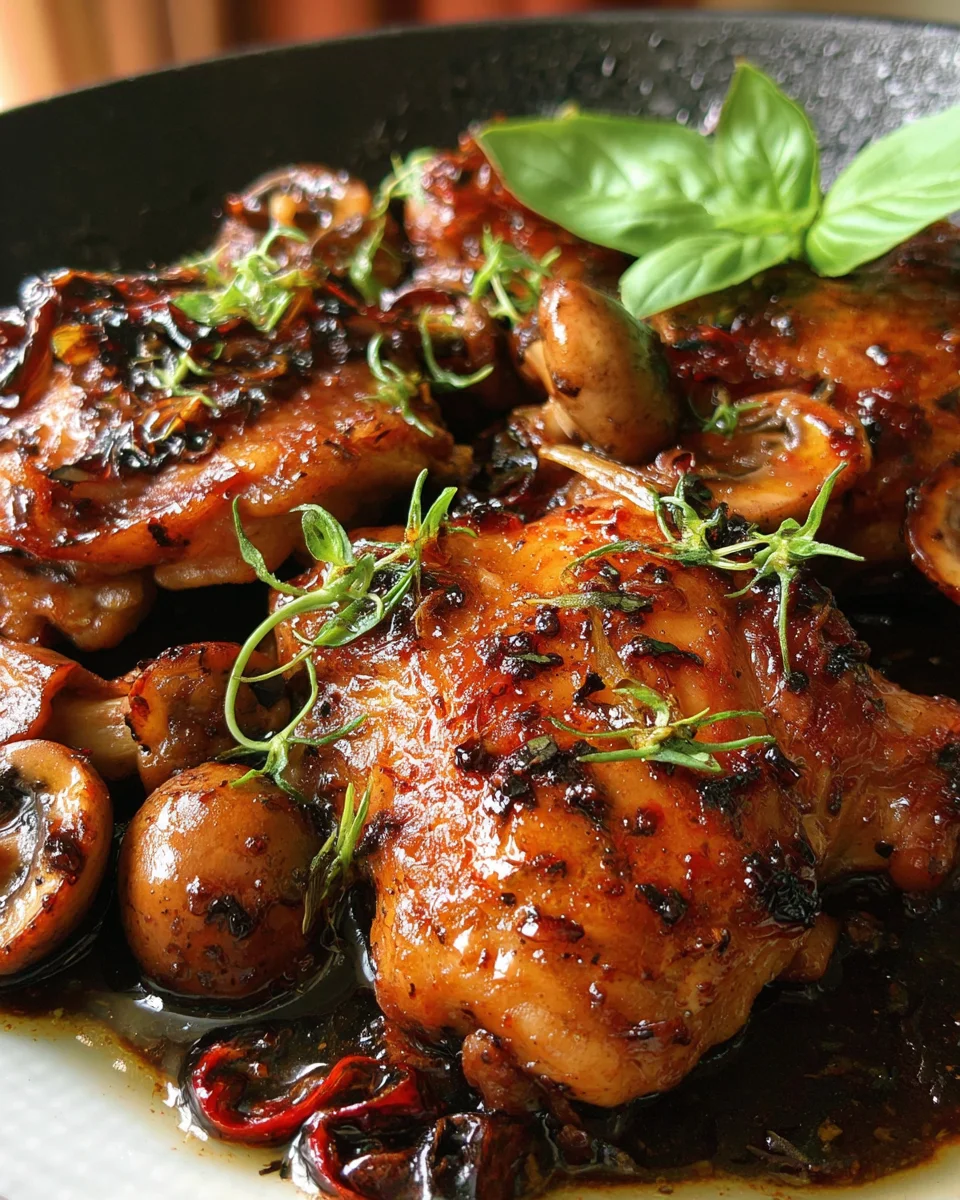 Balsamic Chicken Thighs