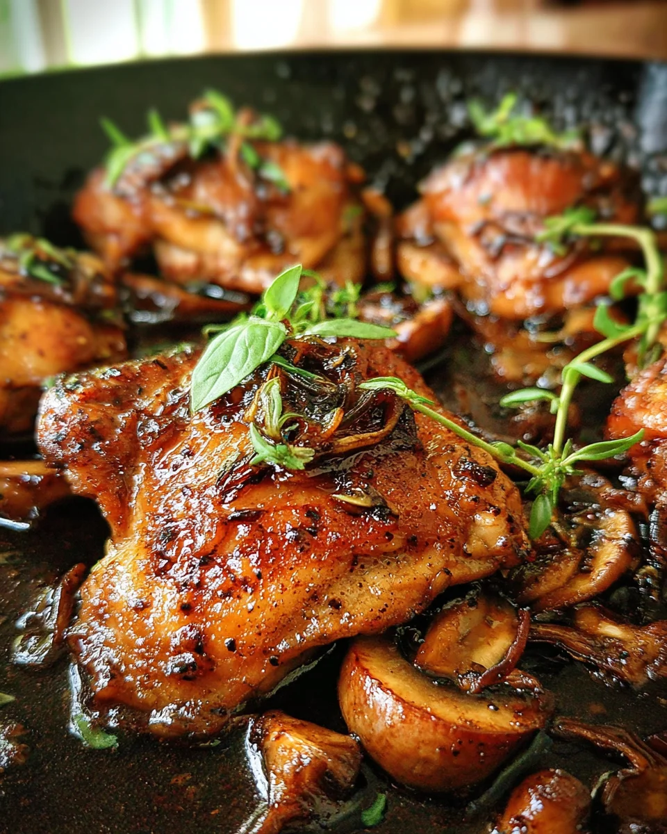 Balsamic Chicken Thighs Balsamic
