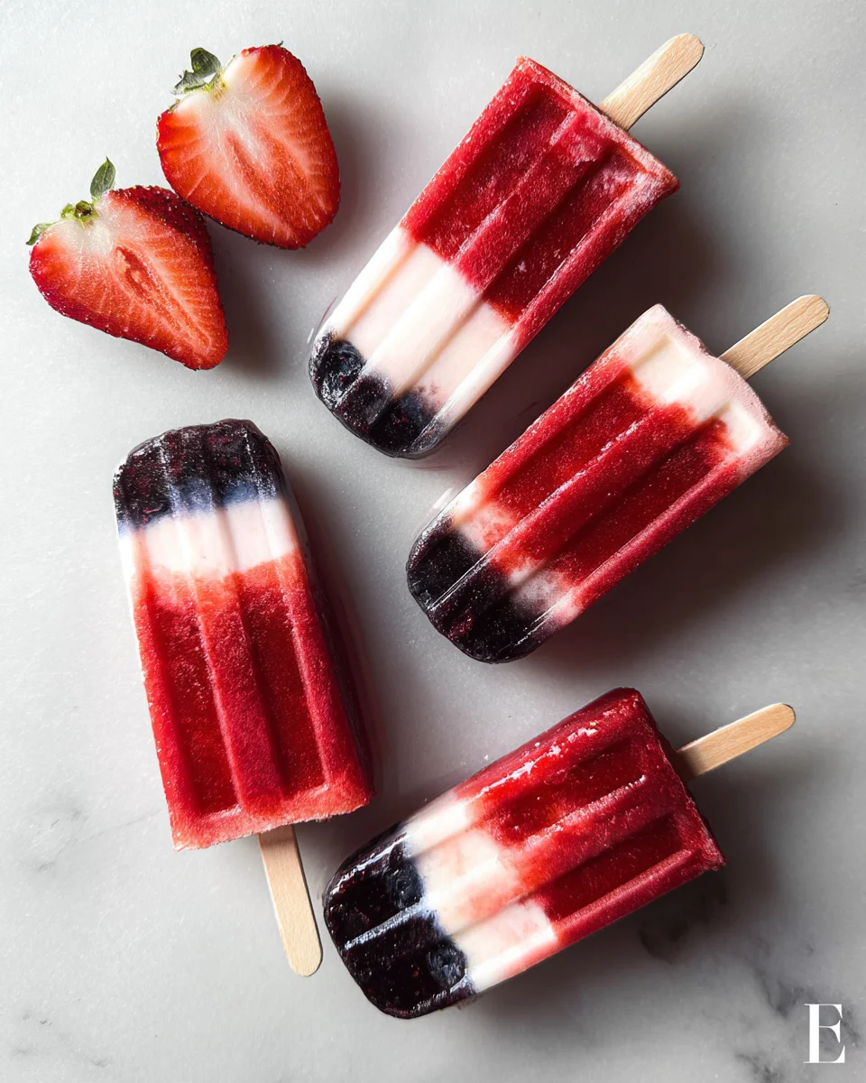 Berry-Coconut Rocket Pops Berry-Coconut Rocket Pops