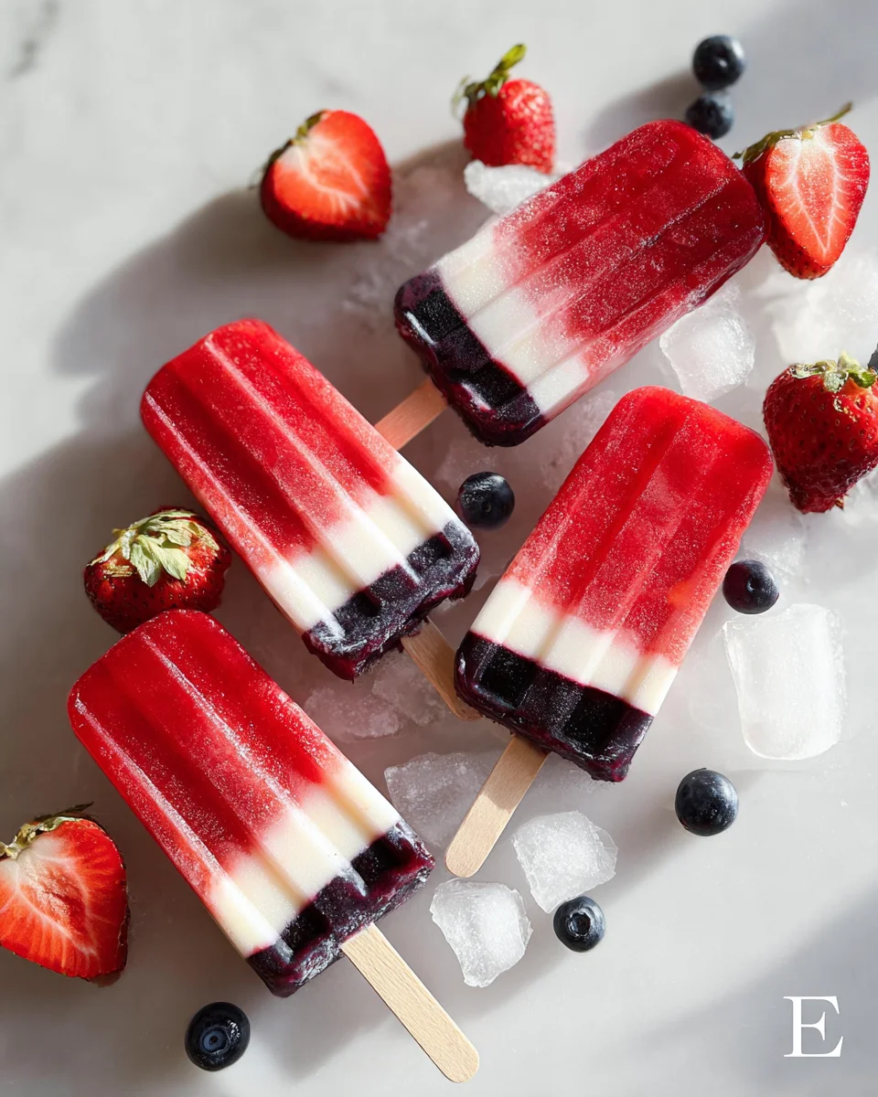 Berry-Coconut Rocket Pops Berry-Coconut