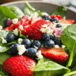 Berry, Feta and Spinach Salad Berry, Feta and Spinach Salad