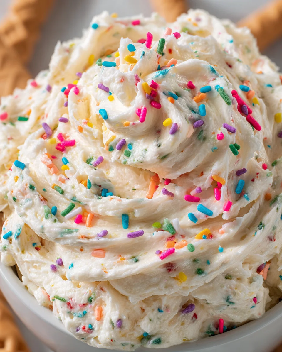 Cake Batter Dip Cake