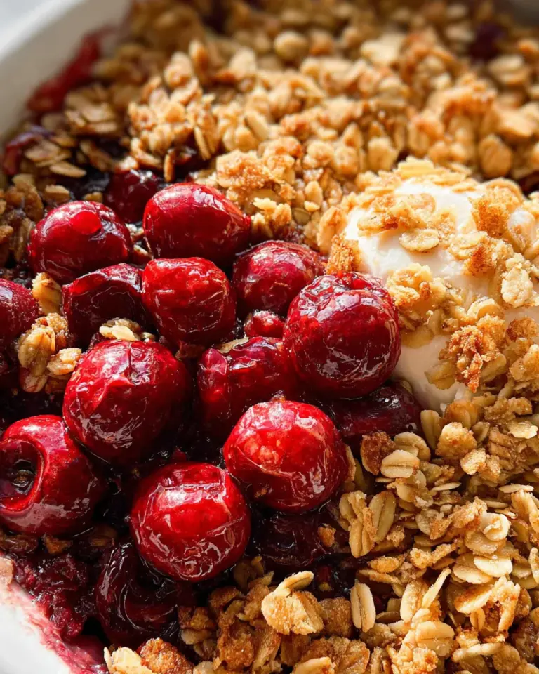 Cherry Crisp Recipe