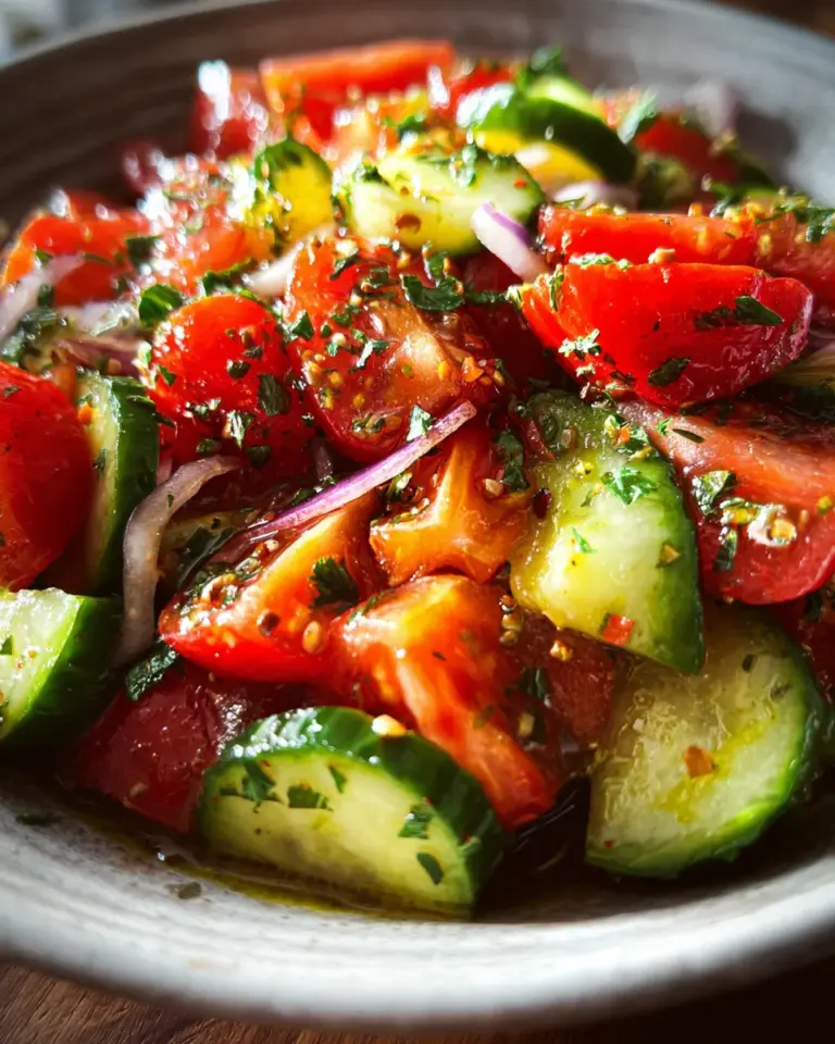 Cucumber Tomato Salad