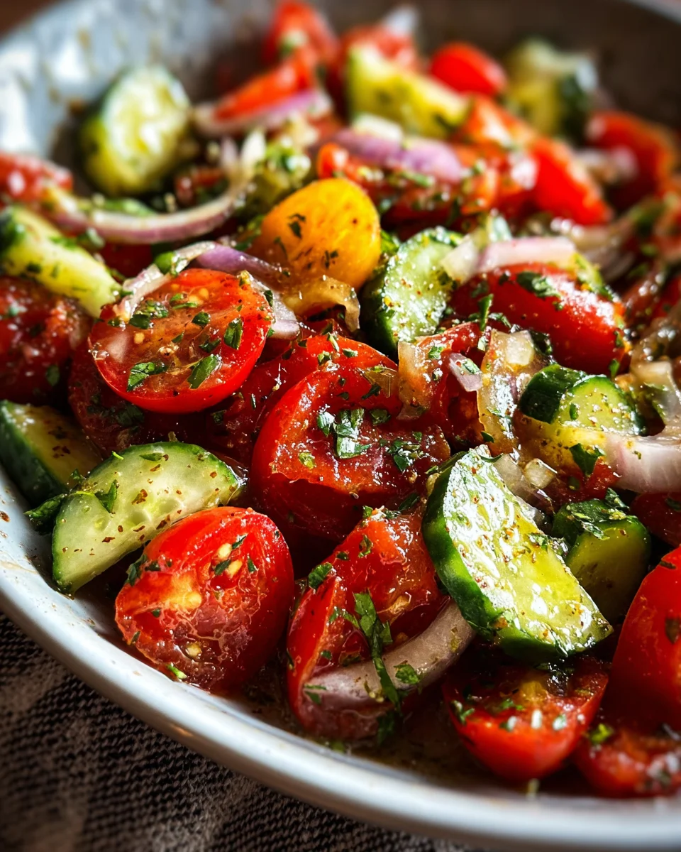 Cucumber Tomato Salad Cucumber